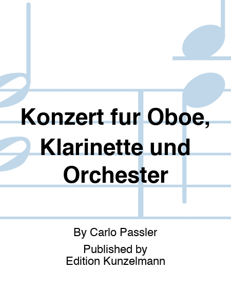 Concerto for oboe, clarinet and orchestra