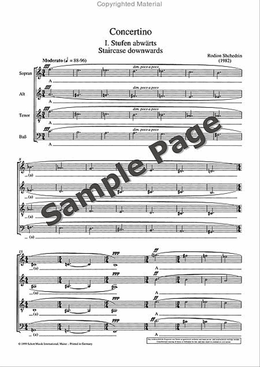 Concertino Concertino Mixed Choir scores gallery preview page 4