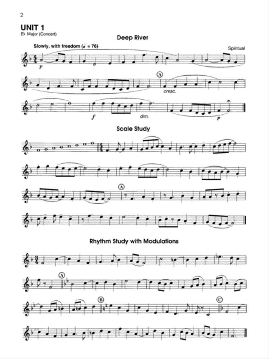 Technique Through Performance Concert Band Methods scores gallery preview page 3