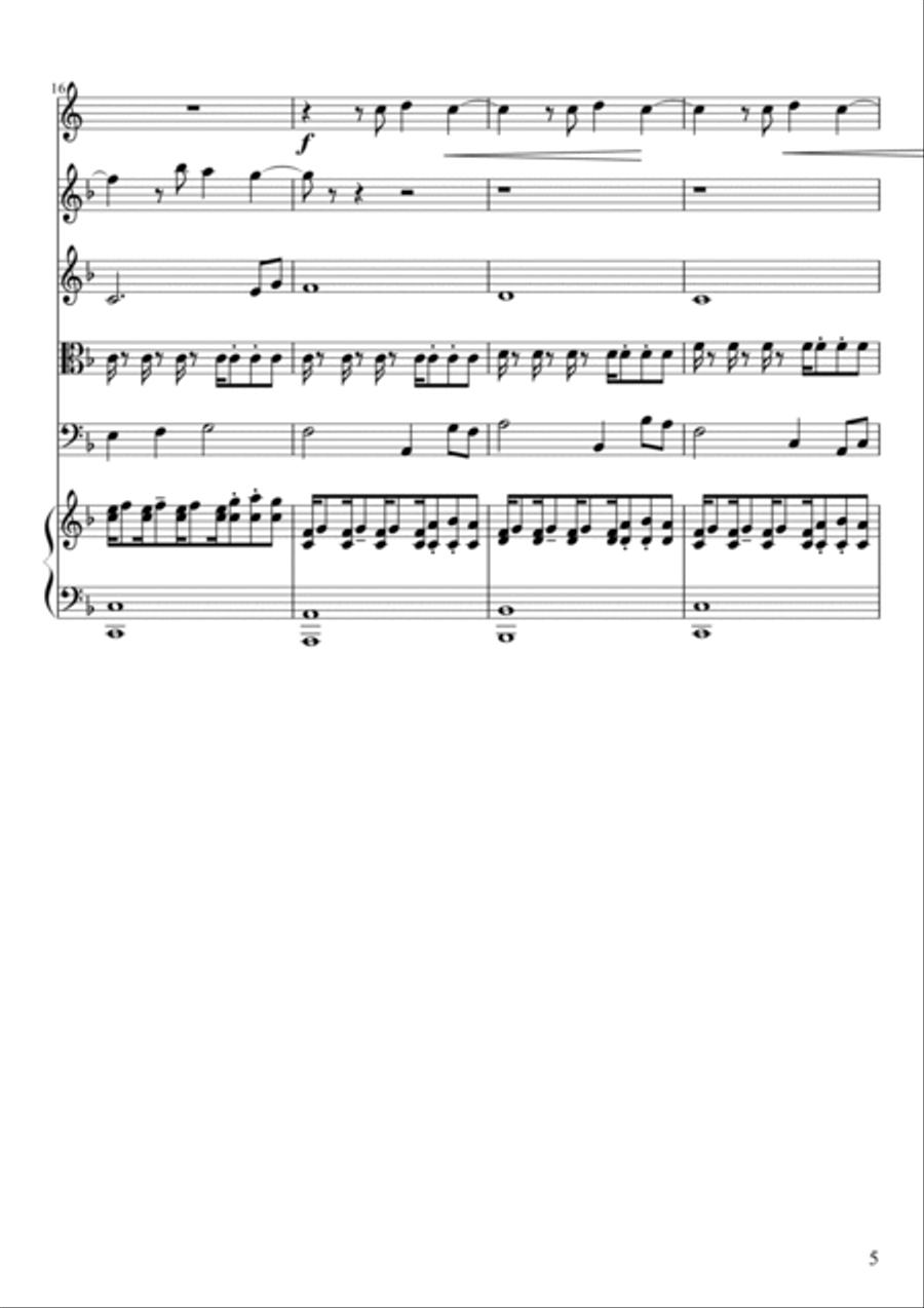 January Joy (Recessional) Small Ensemble scores gallery preview page 5
