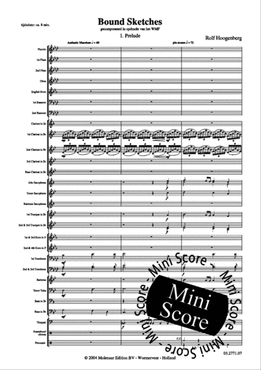 Bound Sketches Concert Band scores gallery preview page 3