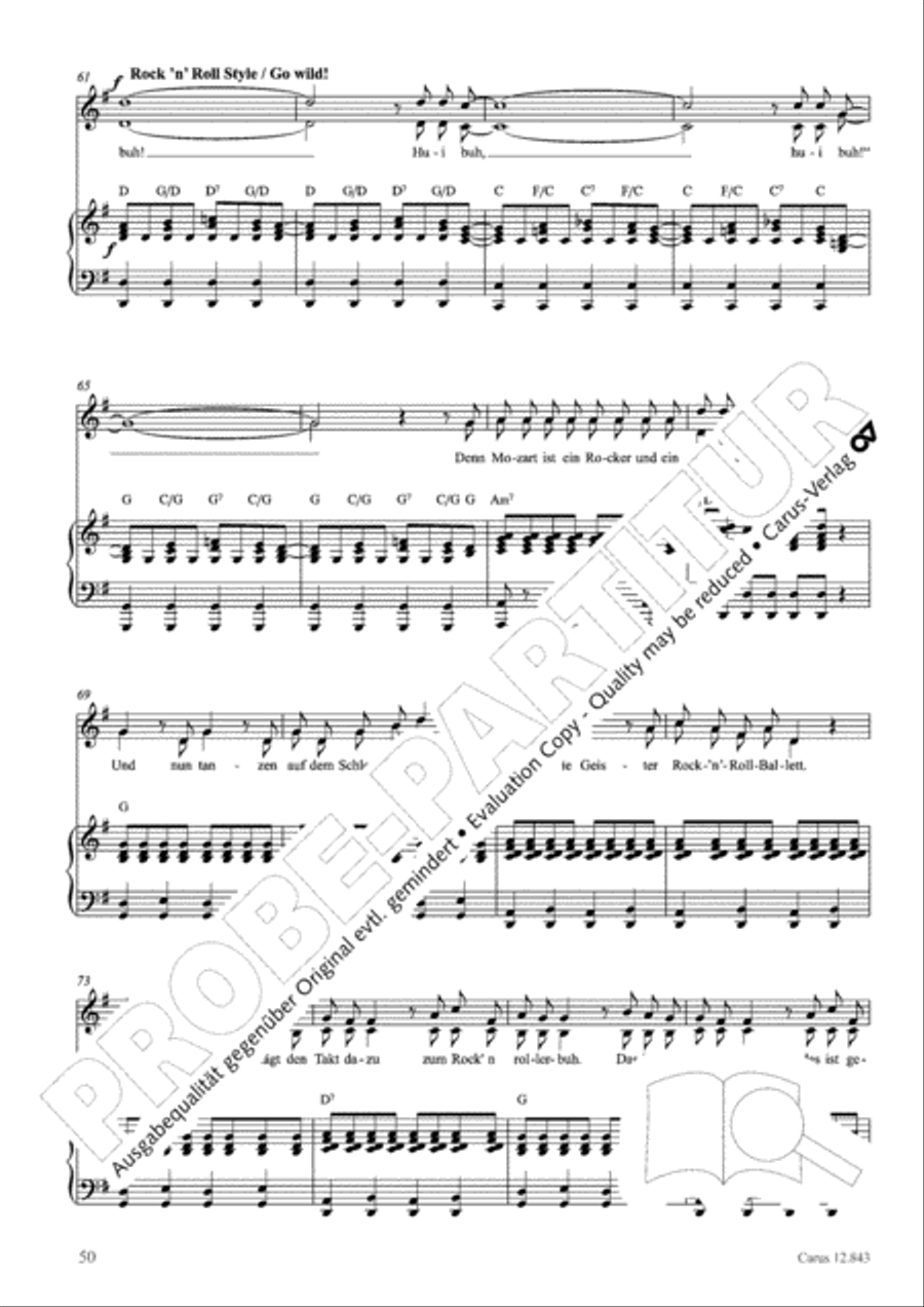 Gruselsongs, Band 1 Score scores gallery preview page 51
