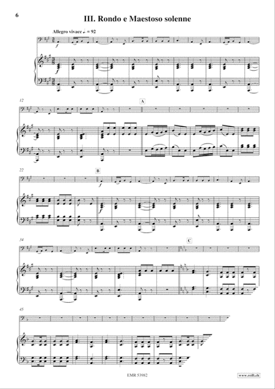 Sonata Solenne Tuba scores gallery preview page 6