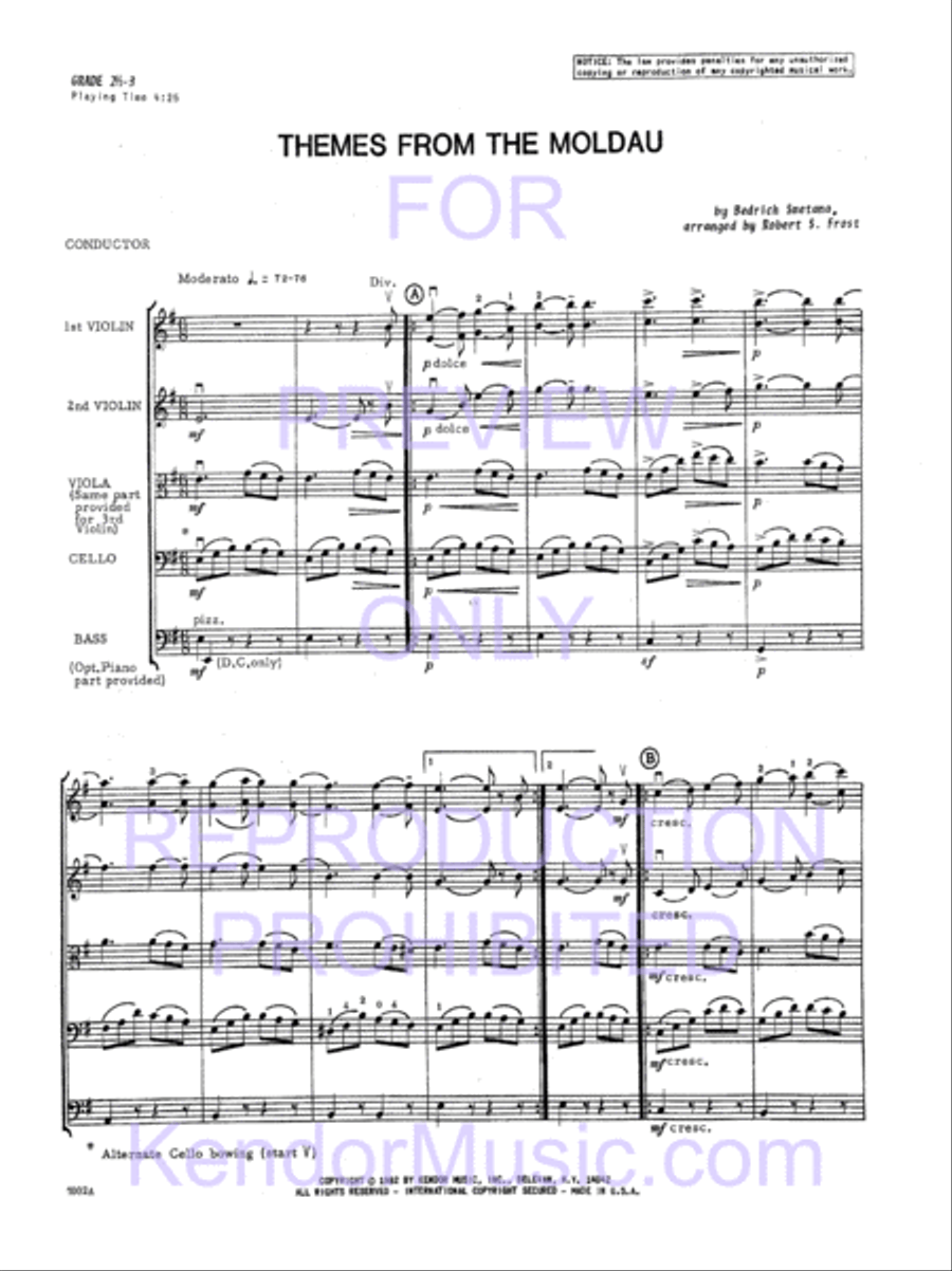 Themes From The Moldau