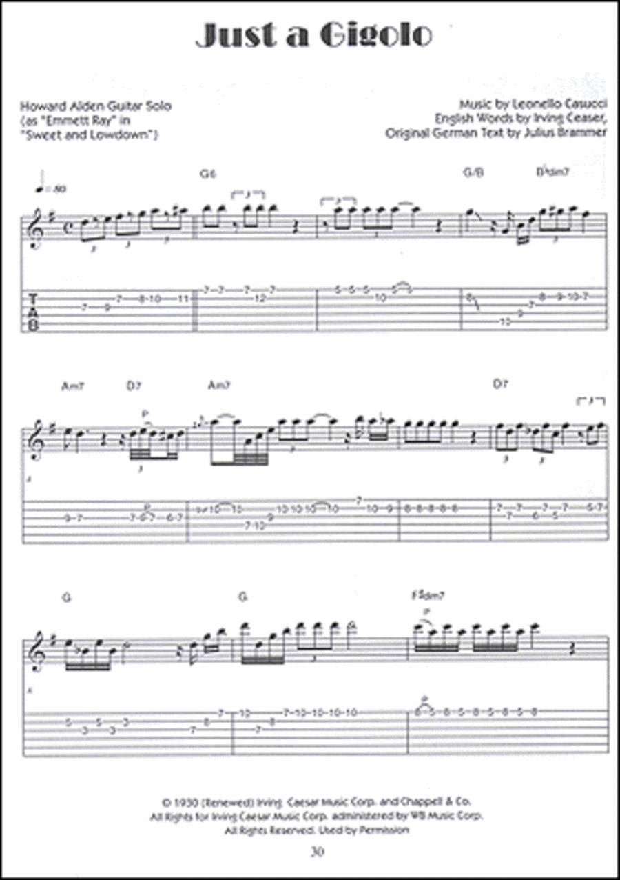Sweet and Lowdown Guitar scores gallery preview page 2