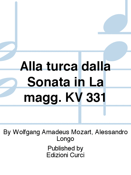Alla turca dalla Sonata in La magg. KV 331