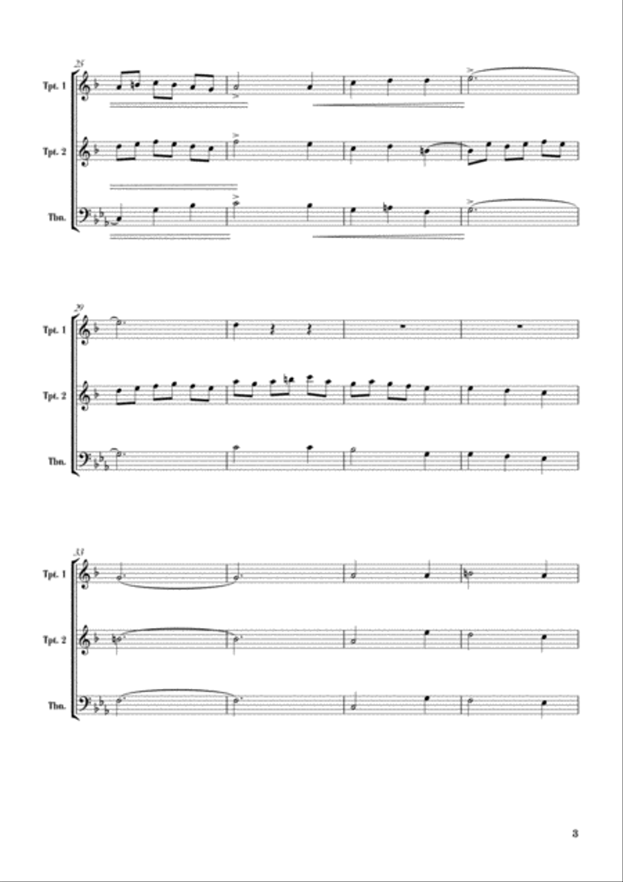 Scarborough Fair Scarborough Fair Brass Duet scores gallery preview page 5