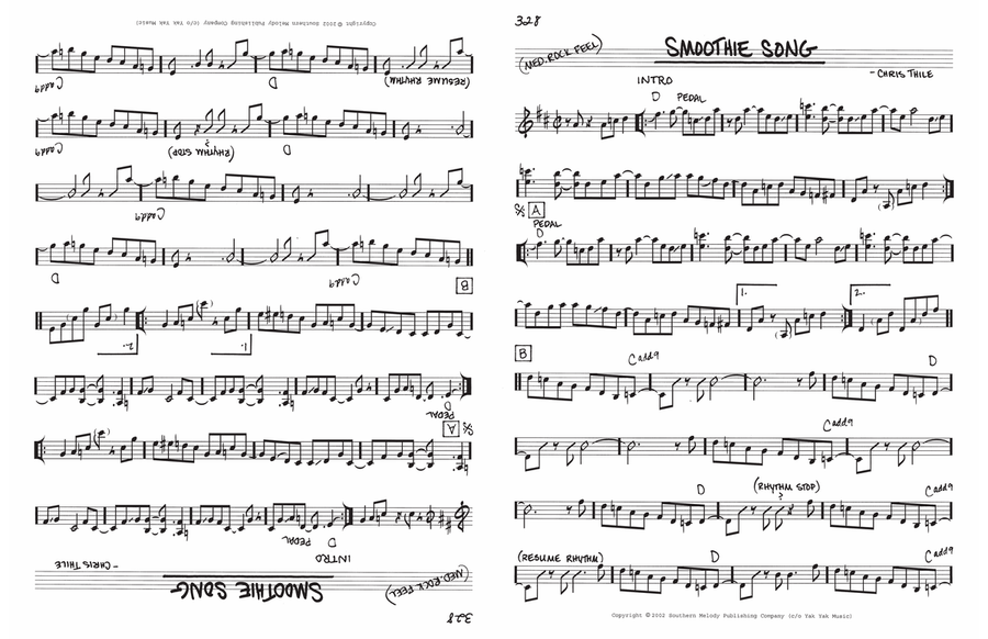 Smoothie Song Smoothie Song Voice scores gallery preview page 1