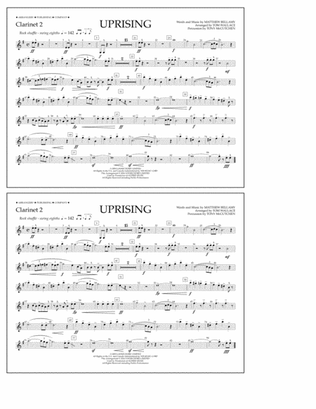 Uprising - Clarinet 2