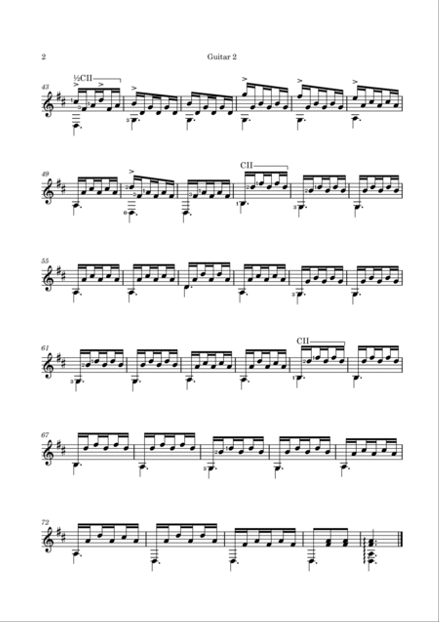 Please, Please, Please, Let Me Get What I Want Guitar scores gallery preview page 5