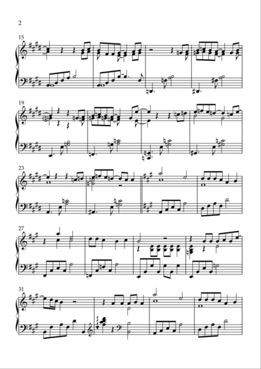 Life On Mars Life On Mars Piano Solo scores gallery preview page 2