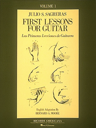 Book cover for First Lesson for Guitar - Volume 1