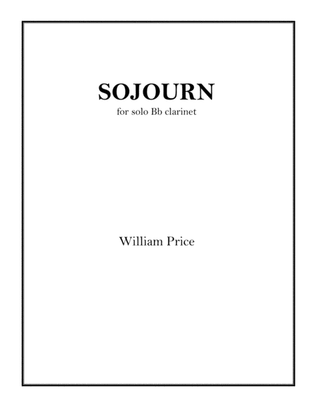 Sojourn for Bb Clarinet