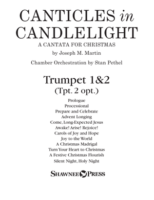 Book cover for Canticles in Candlelight - Bb Trumpet 1,2