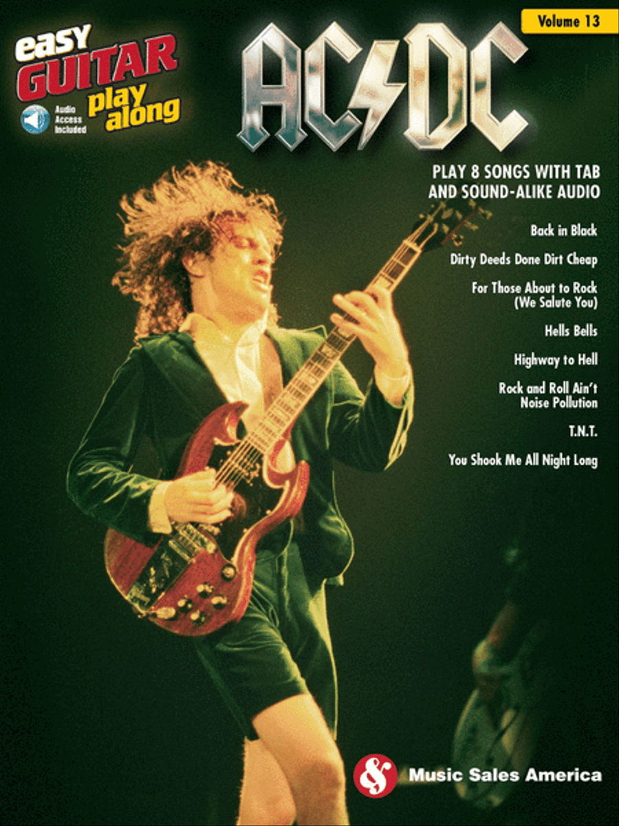 AC/DC Easy Guitar scores gallery preview page 1