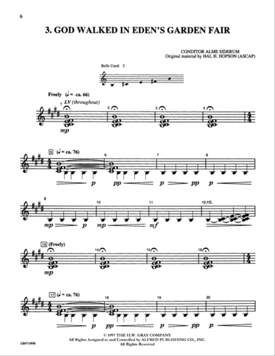 A Festival of Lessons and Carols Choir scores gallery preview page 6
