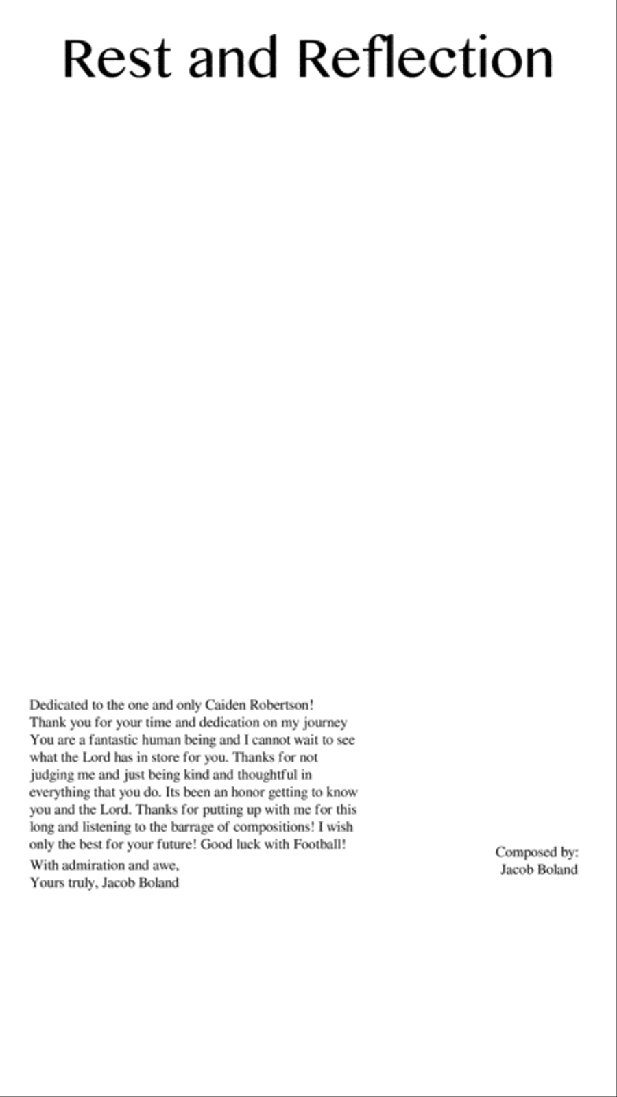 Rest and Reflection 4-Part scores gallery preview page 1