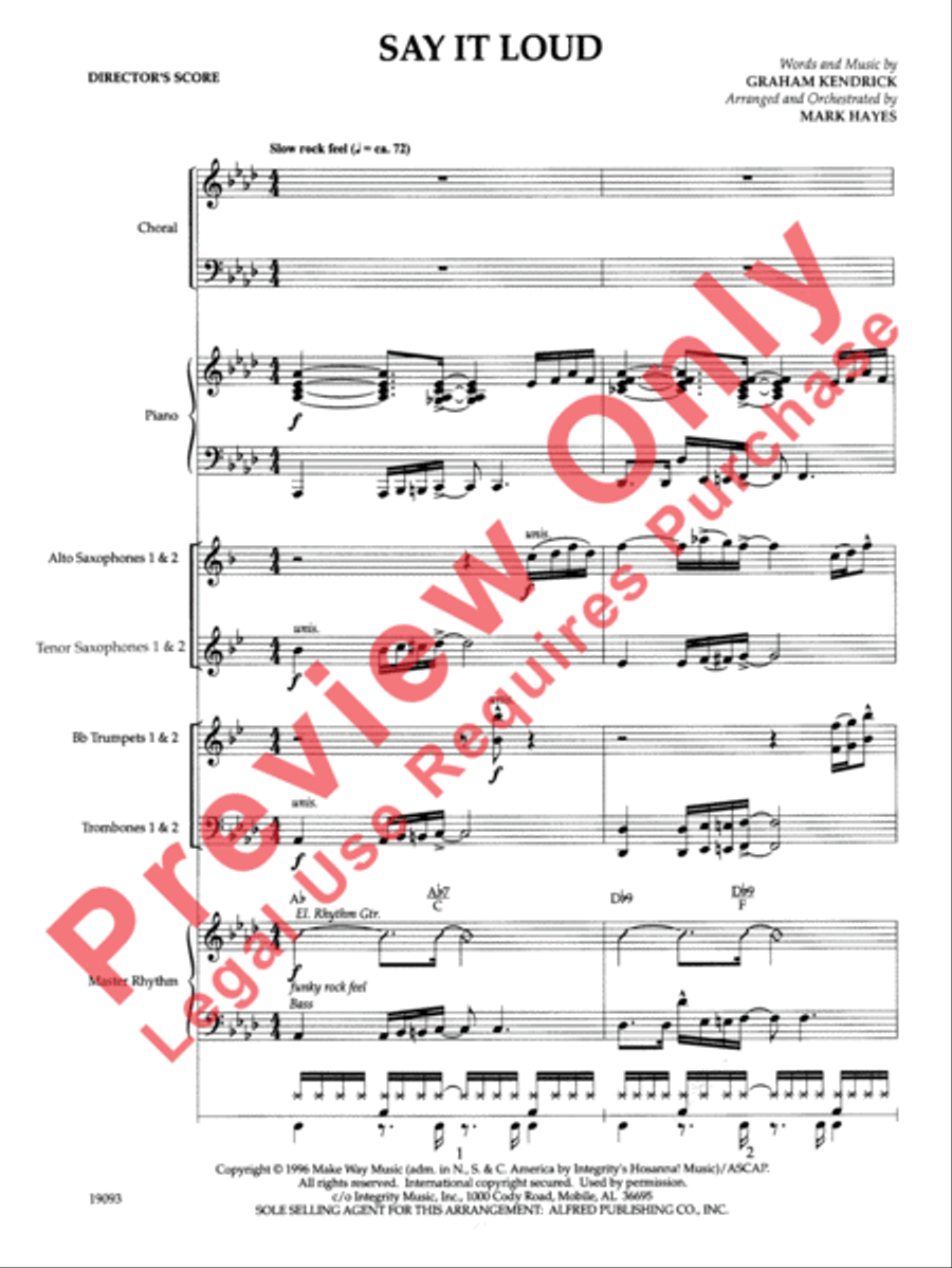 Say It Loud Choir scores gallery preview page 4