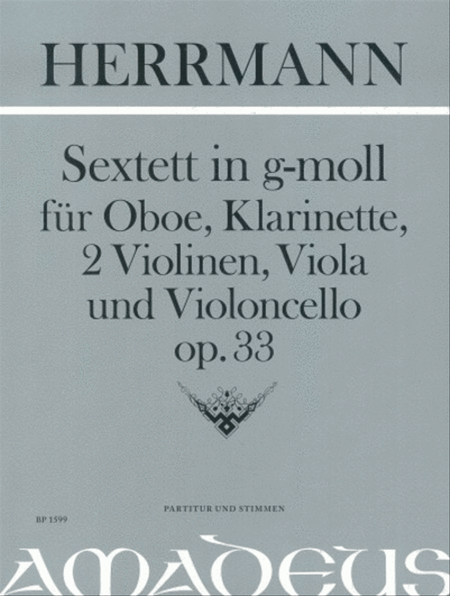Sextett op. 33 Clarinet scores gallery preview page 1