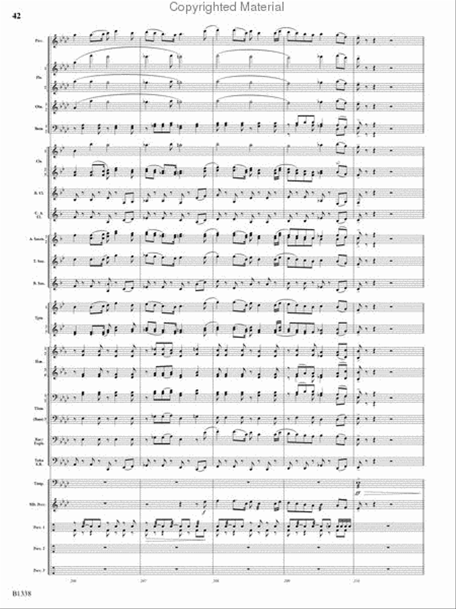 Rock Springs Saga Rock Springs Saga Concert Band scores gallery preview page 40
