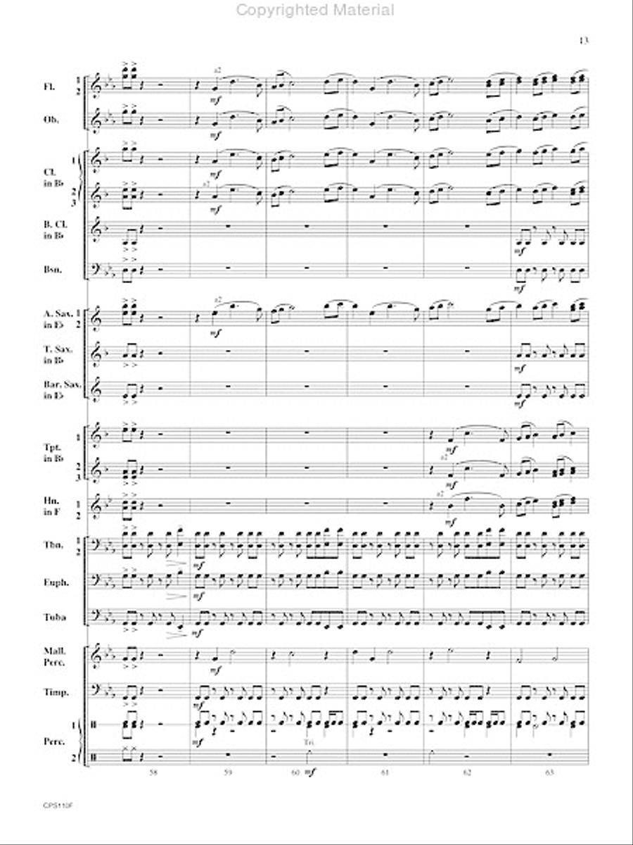 Mystic Portal Concert Band scores gallery preview page 14