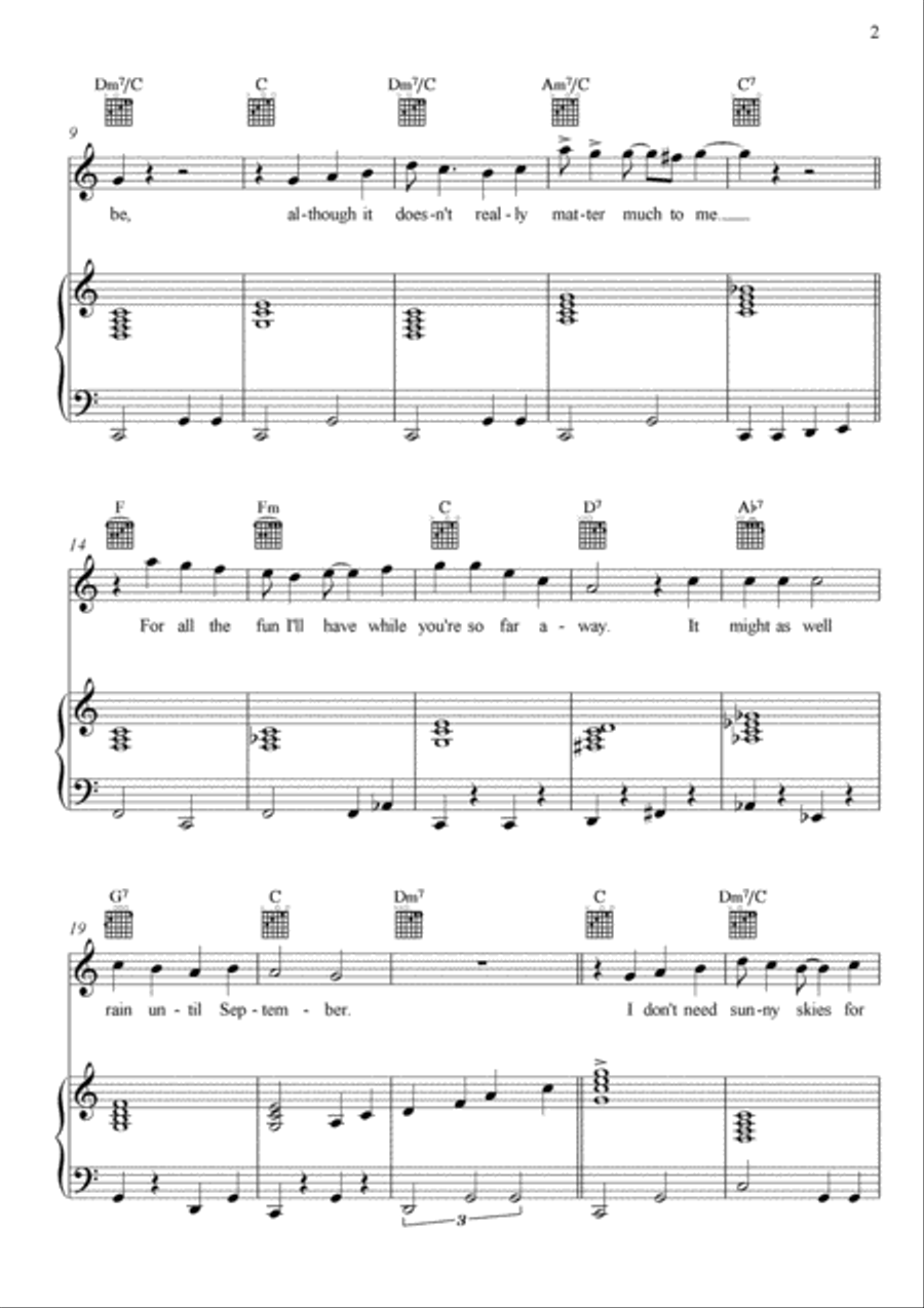 It Might As Well Rain Until September Small Ensemble scores gallery preview page 2