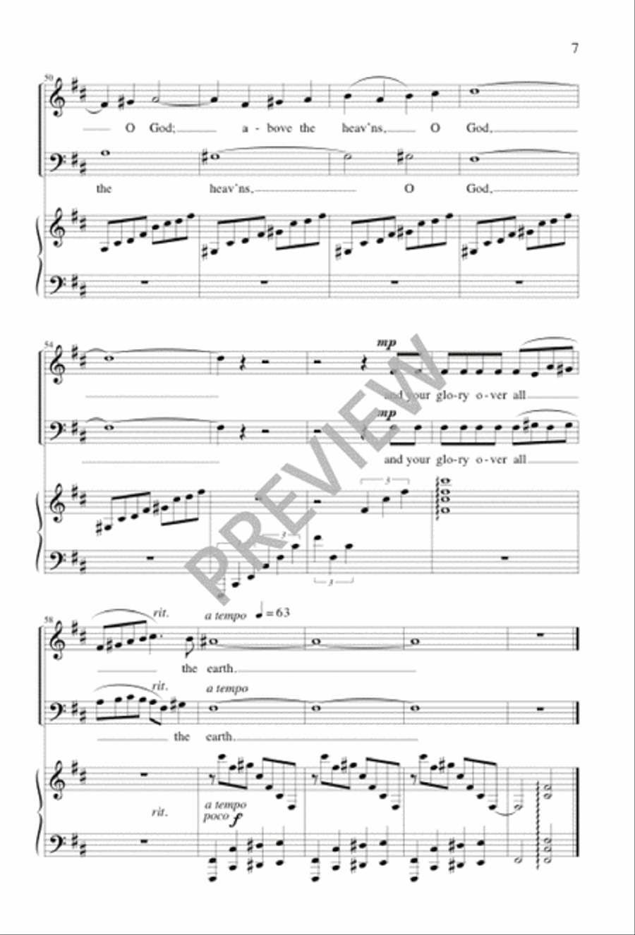 My Heart Is Firmly Fixed, O God 2-Part scores gallery preview page 8