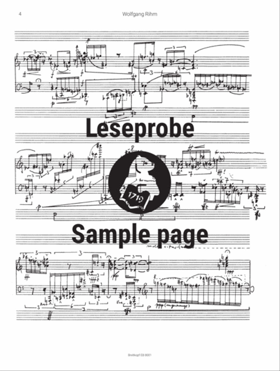 Piano Piece No. 2 Op. 8b Piano Solo scores gallery preview page 5