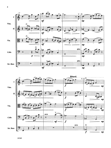Serenade for Strings: Score