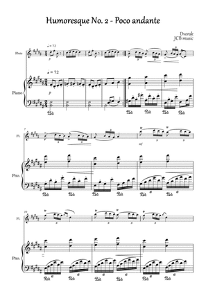 Humoresque No.2 , A. Dvorak (flute and piano)