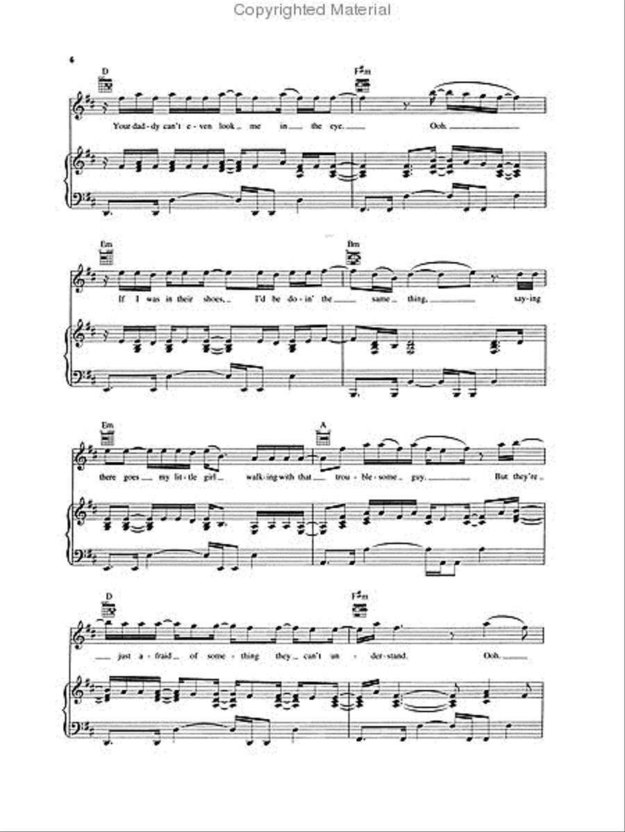 It Will Rain Piano, Vocal, Guitar scores gallery preview page 3