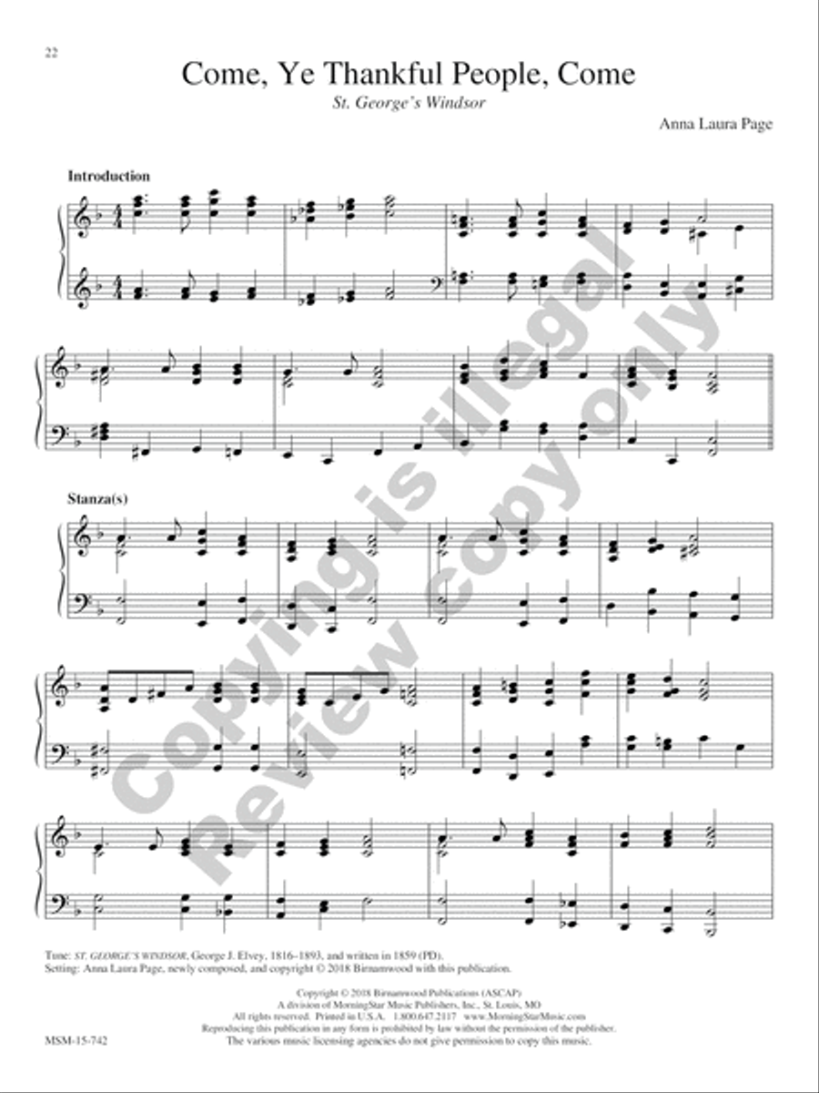 Hymn Enhancements for Piano Piano Solo scores gallery preview page 12