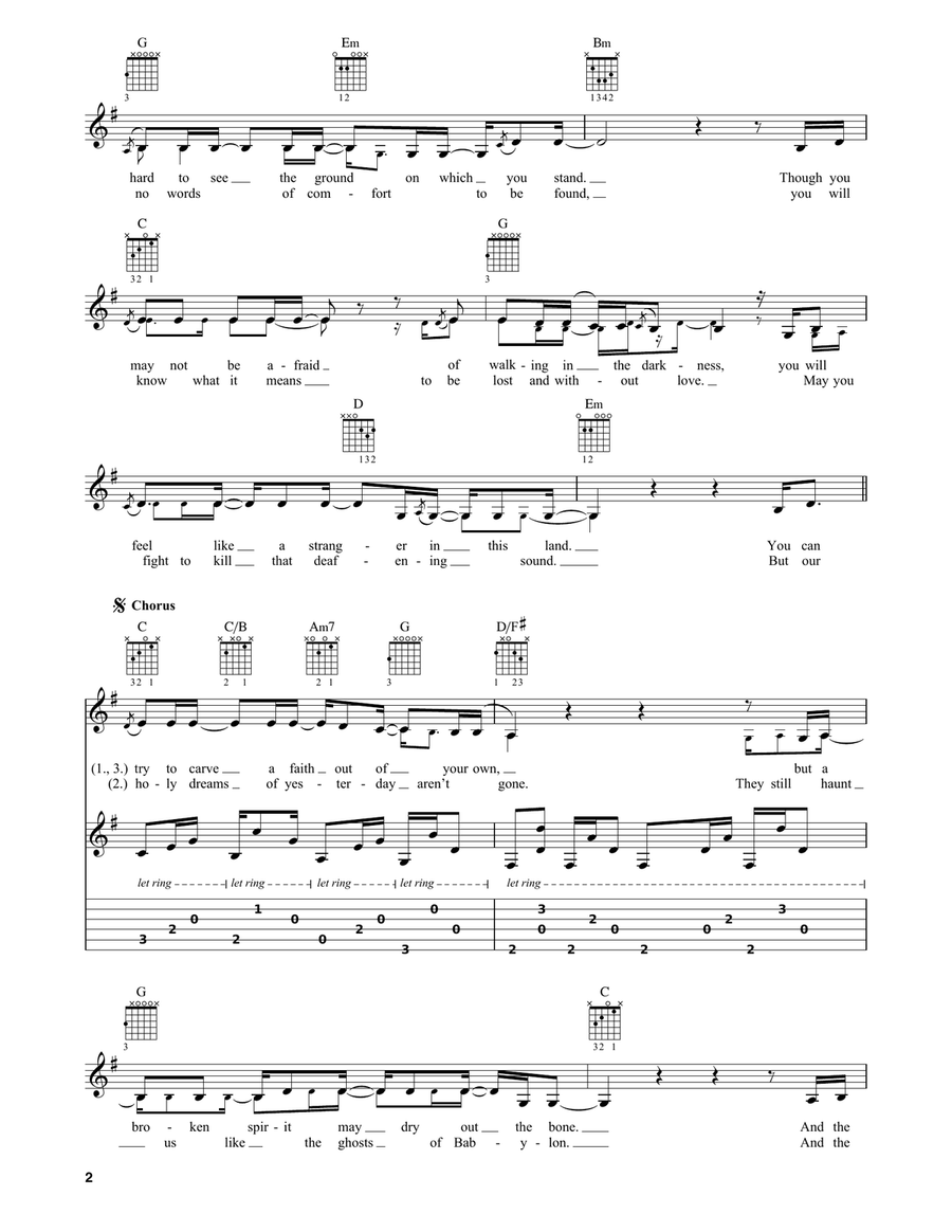 This Time Tomorrow Acoustic Guitar scores gallery preview page 2