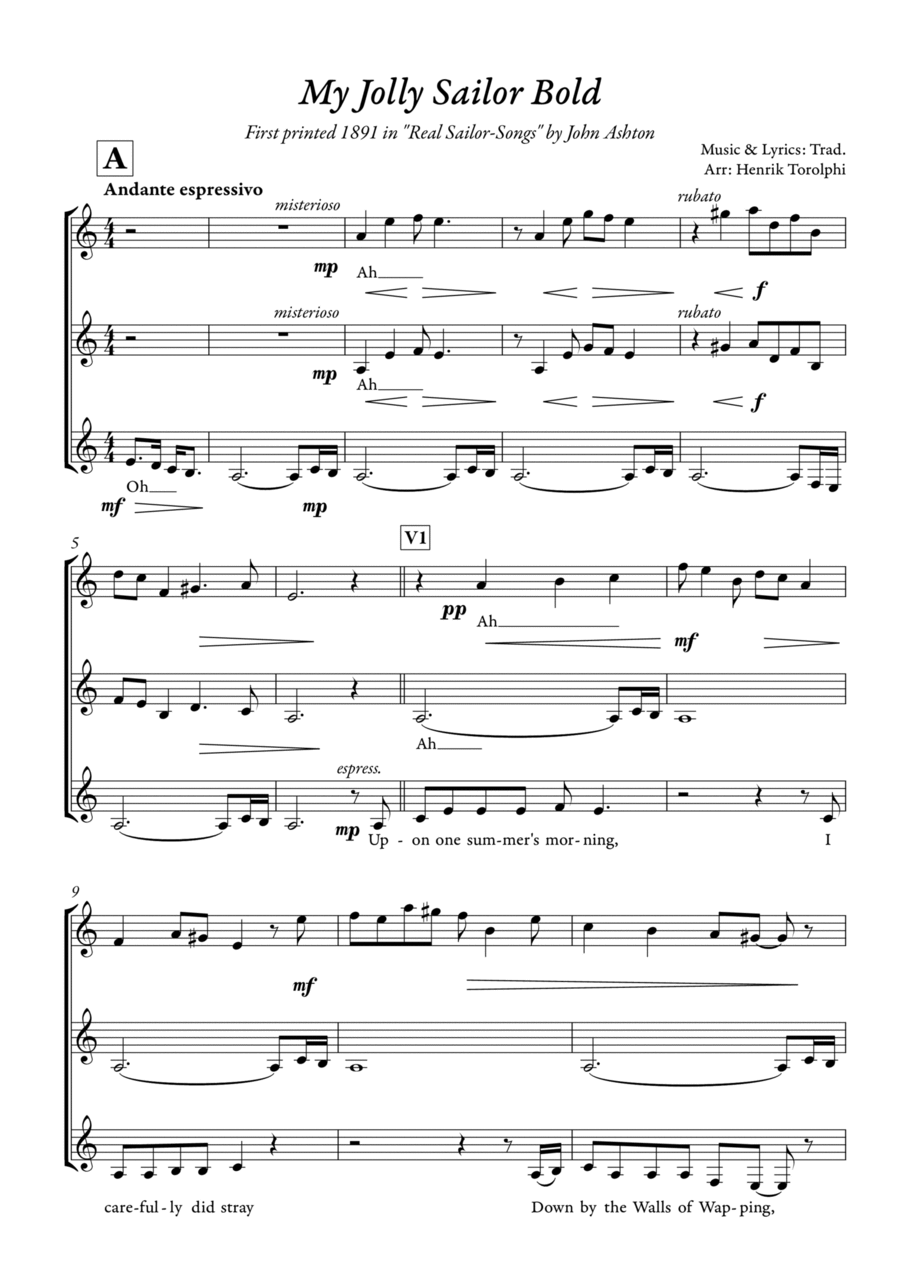 My Jolly Sailor Bold - From Pirates of the Caribbean