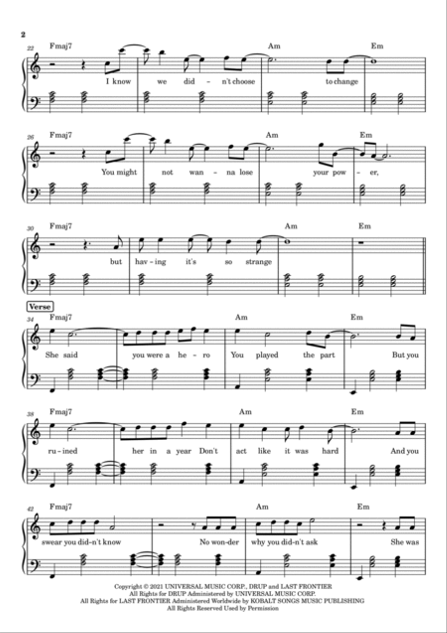 Your Power Voice scores gallery preview page 2