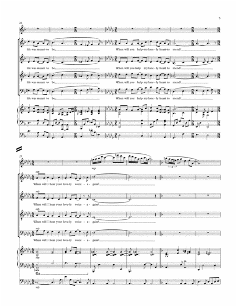 Castleton Song Castleton Song 4-Part scores gallery preview page 5