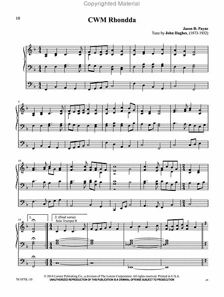 Festive Hymn Tune Harmonizations Organ Solo - Sheet Music