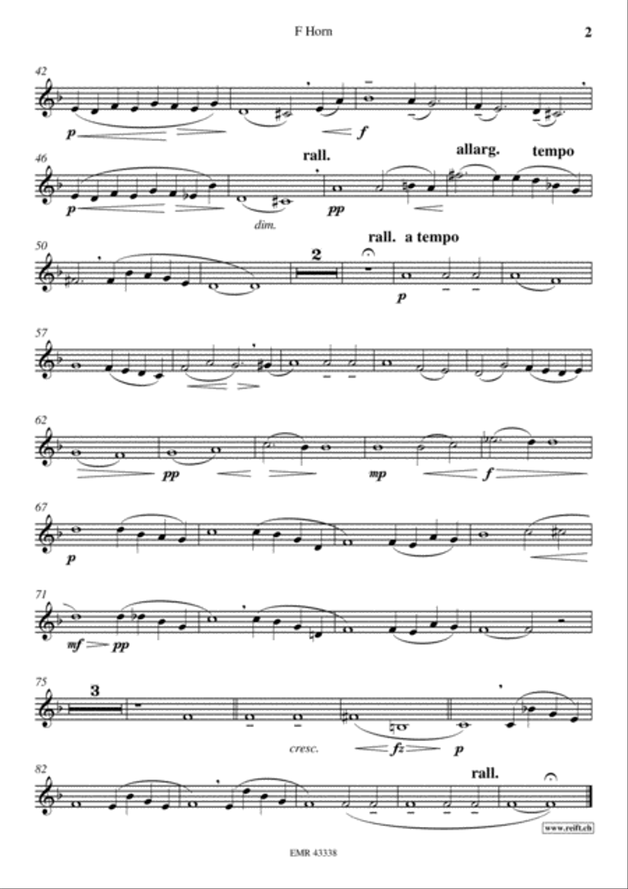 Impromptu Impromptu Horn scores gallery preview page 3