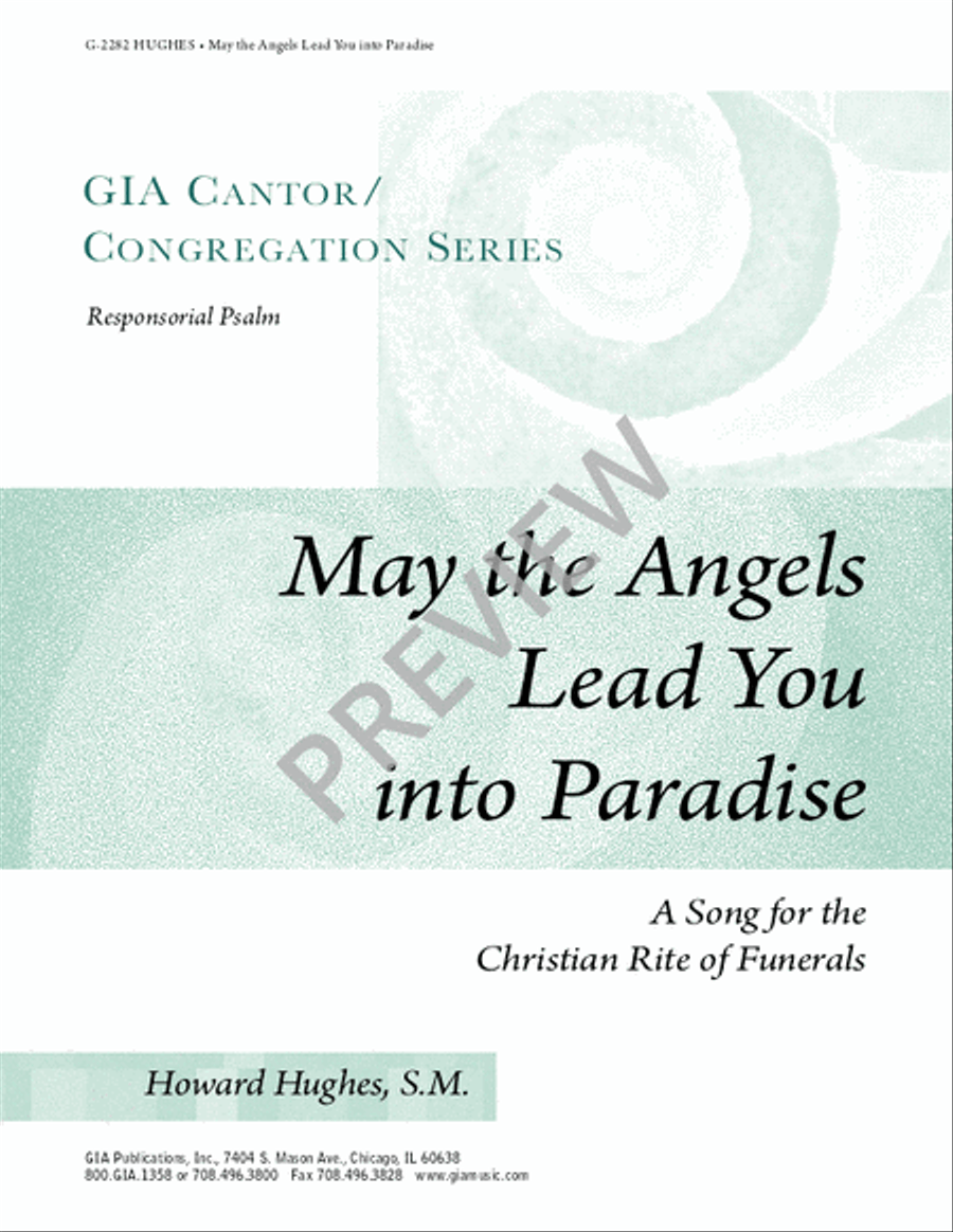 May the Angels Lead You to Paradise Organ Accompaniment scores gallery preview page 2