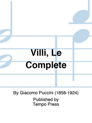 Book cover for Villi, Le Complete