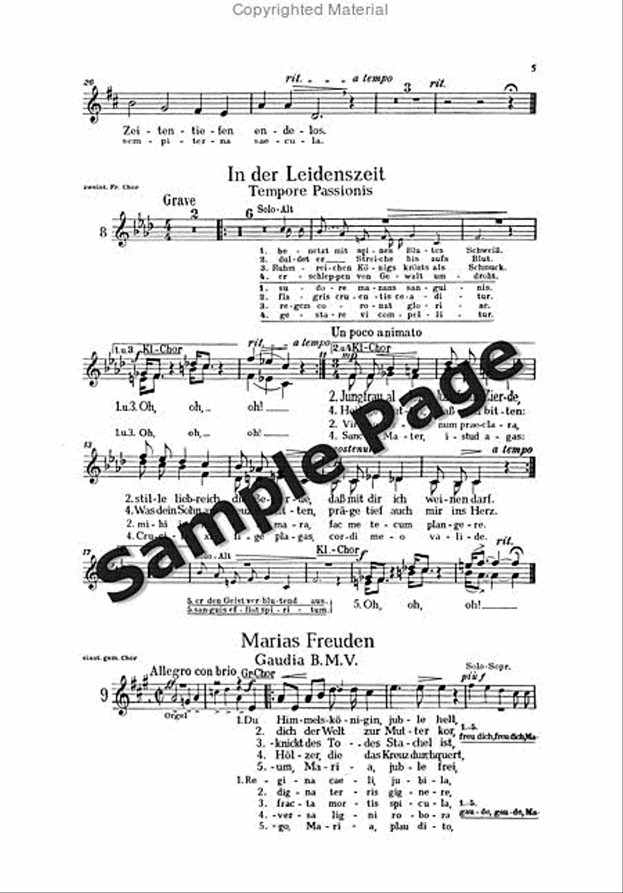 Haas J Marianische Kantate Op112 SA scores gallery preview page 6
