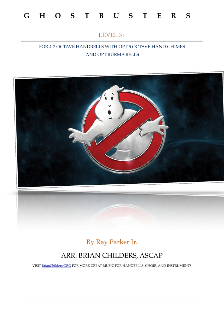 Ghostbusters Handbell Choir scores gallery preview page 1