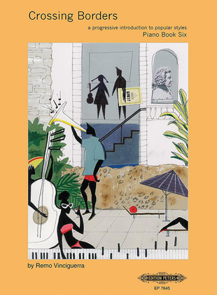 Book cover for Crossing Borders for Piano, Book 6