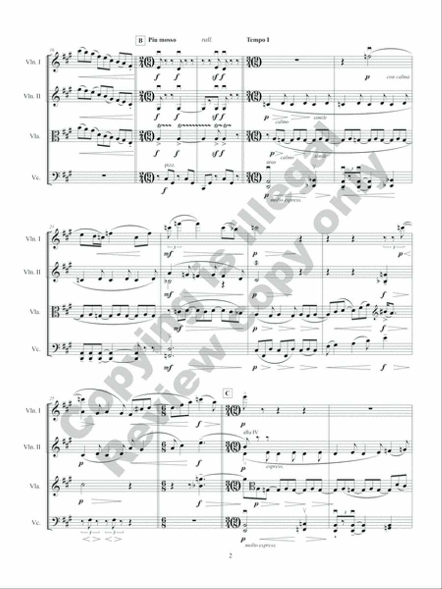 The Wind in the Willows String Quartet scores gallery preview page 19