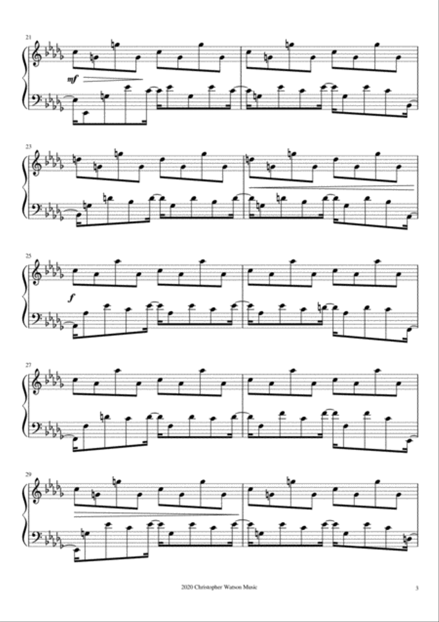 Kronos (Piano Solo) Piano Method scores gallery preview page 3