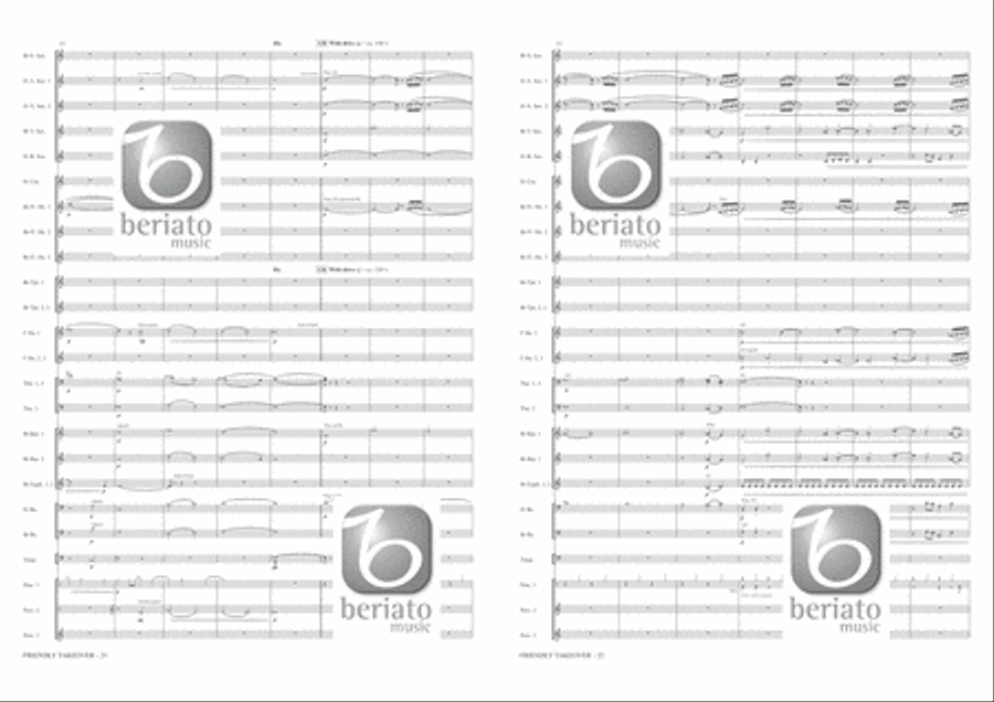 Friendly Takeover Friendly Takeover Fanfare Band scores gallery preview page 12