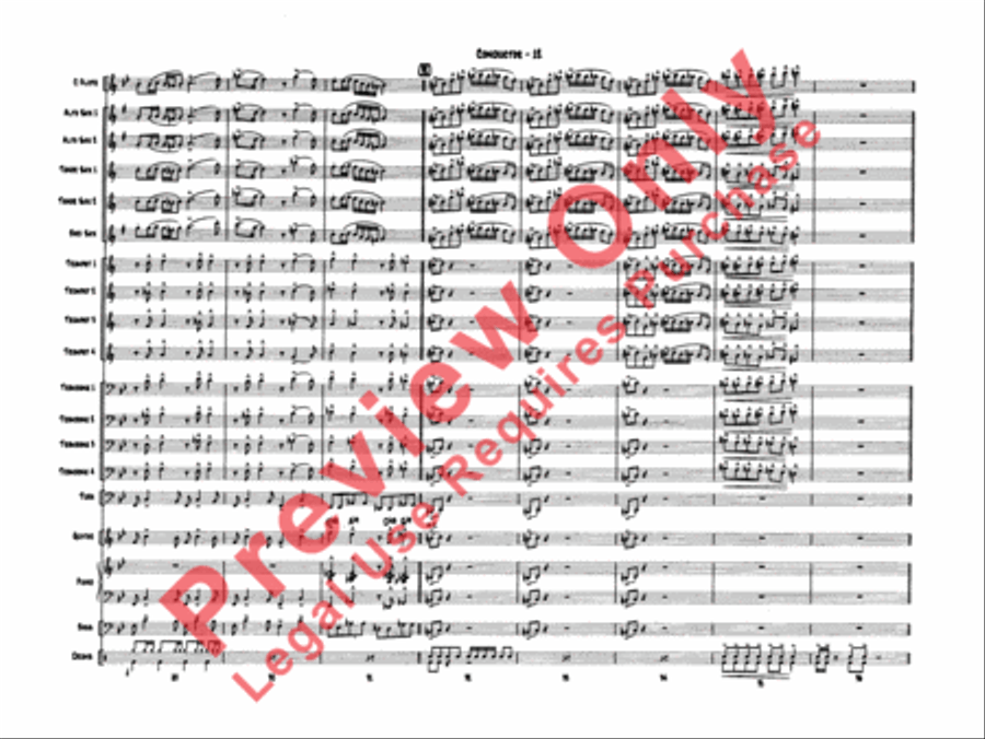 Channel One Suite Jazz Ensemble scores gallery preview page 15