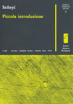 Book cover for Piccola Introduzione
