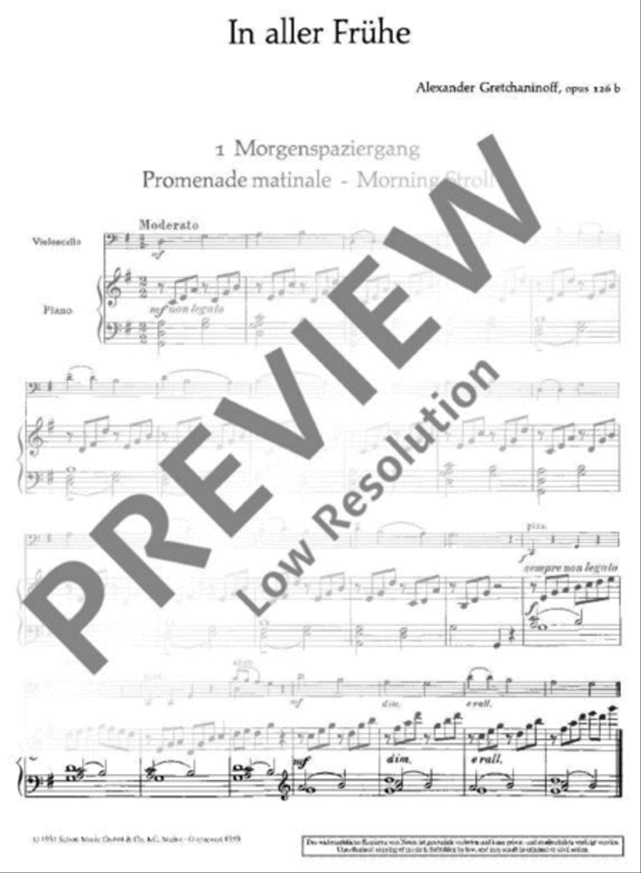 Early morning Piano Accompaniment scores gallery preview page 4