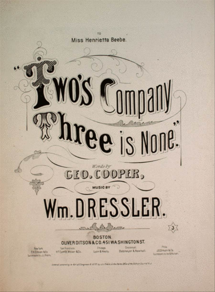 Two's Company Three is None Voice scores gallery preview page 1